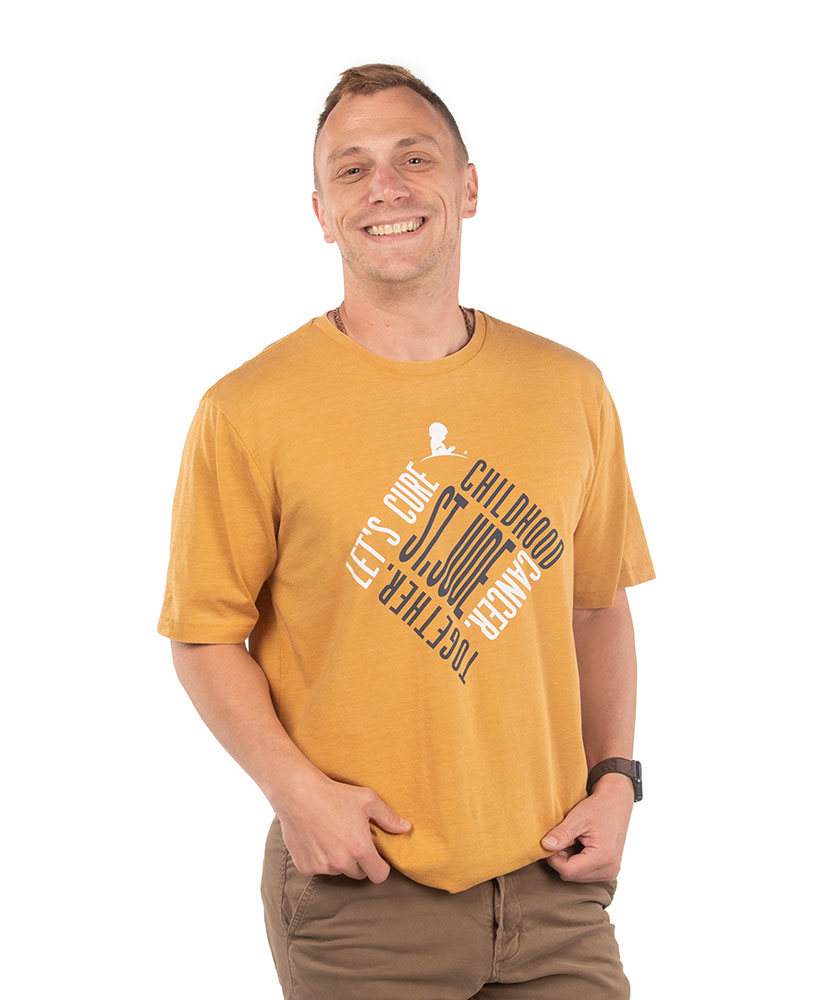Unisex Box Collage Messaging T-Shirt